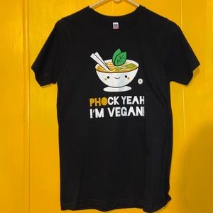 Vegan PETA “Phock Yeah I’m Vegan!” T- SHIRT